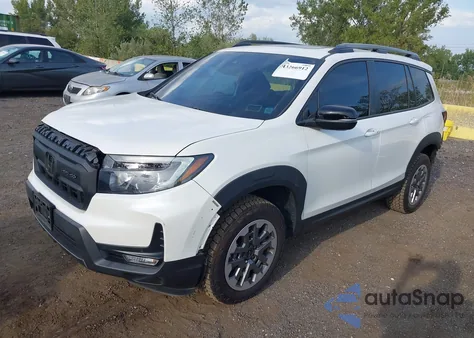 2024 Honda Passport Awd Trailsport from USA, damaged, VIN 5FNYF8H6XRB003964